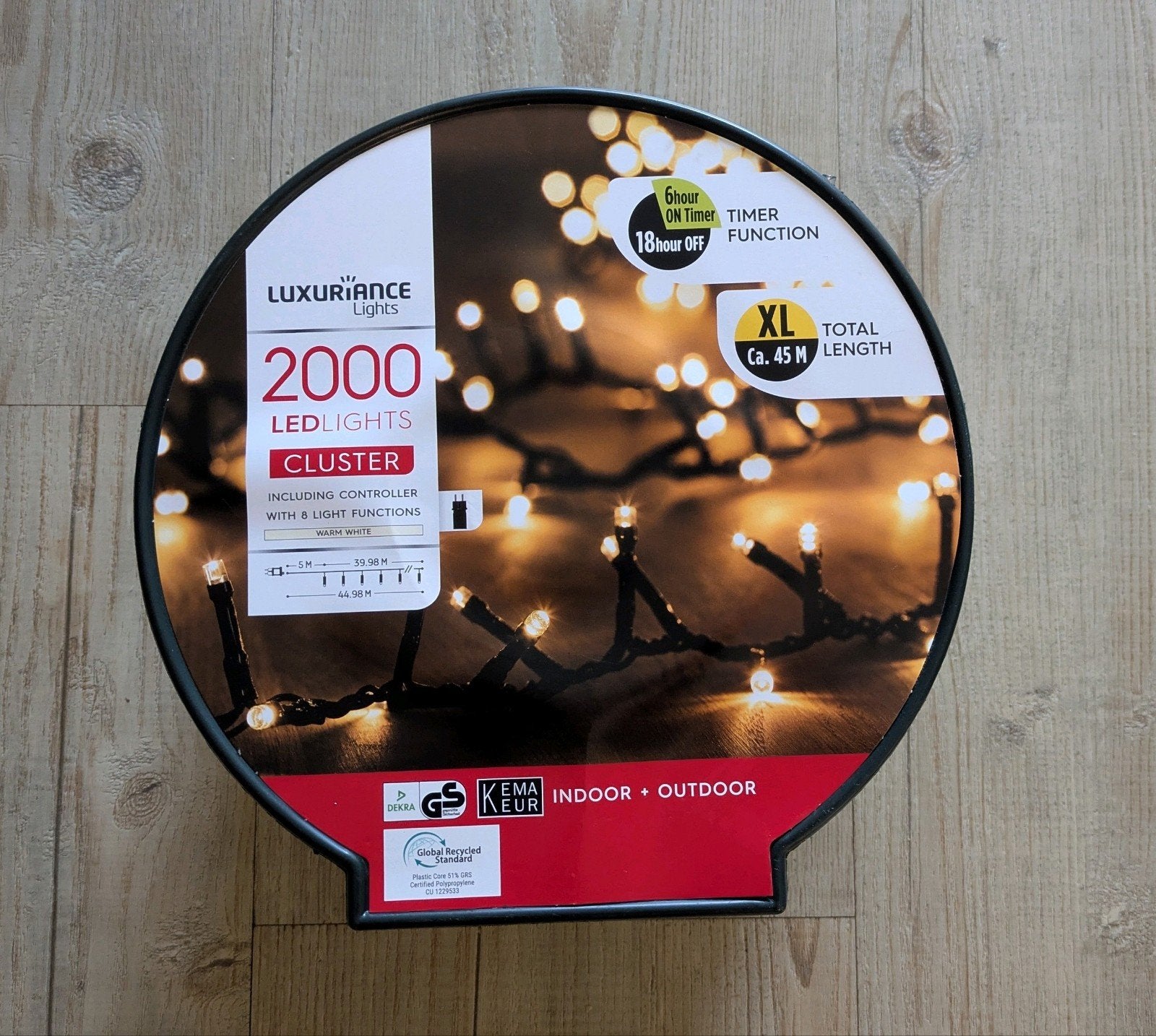kerstlampjes cluster verlichting 45meter, Diversen, Ophalen of Verzenden, Nieuw