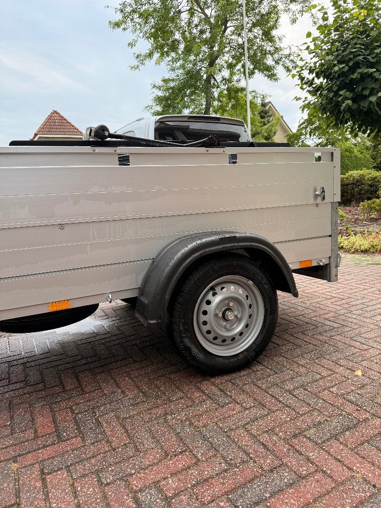 Anssems aanhangwagen met fietsendrager en disselbak GT 500, Auto diversen, Aanhangers en Bagagewagens, Ophalen, Zo goed als nieuw