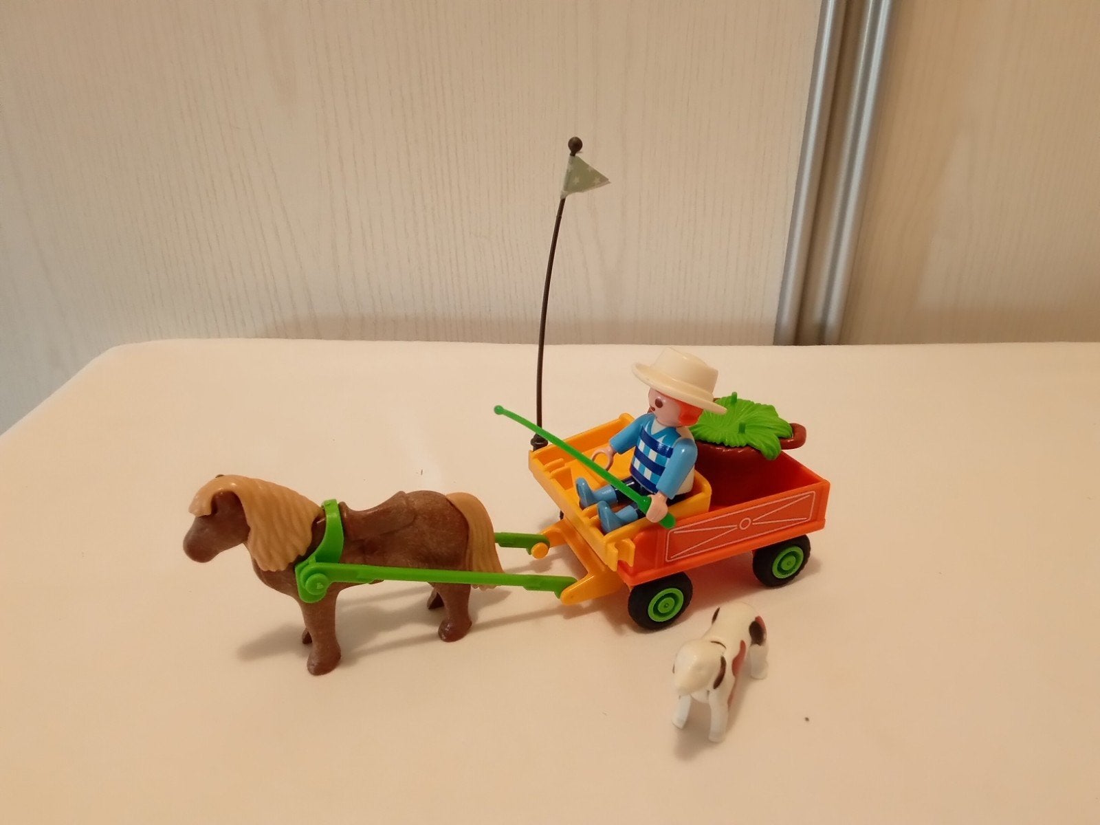 playmobil 3318 jongen met ponykar, Gebruikt, Complete set, Ophalen of Verzenden, Country