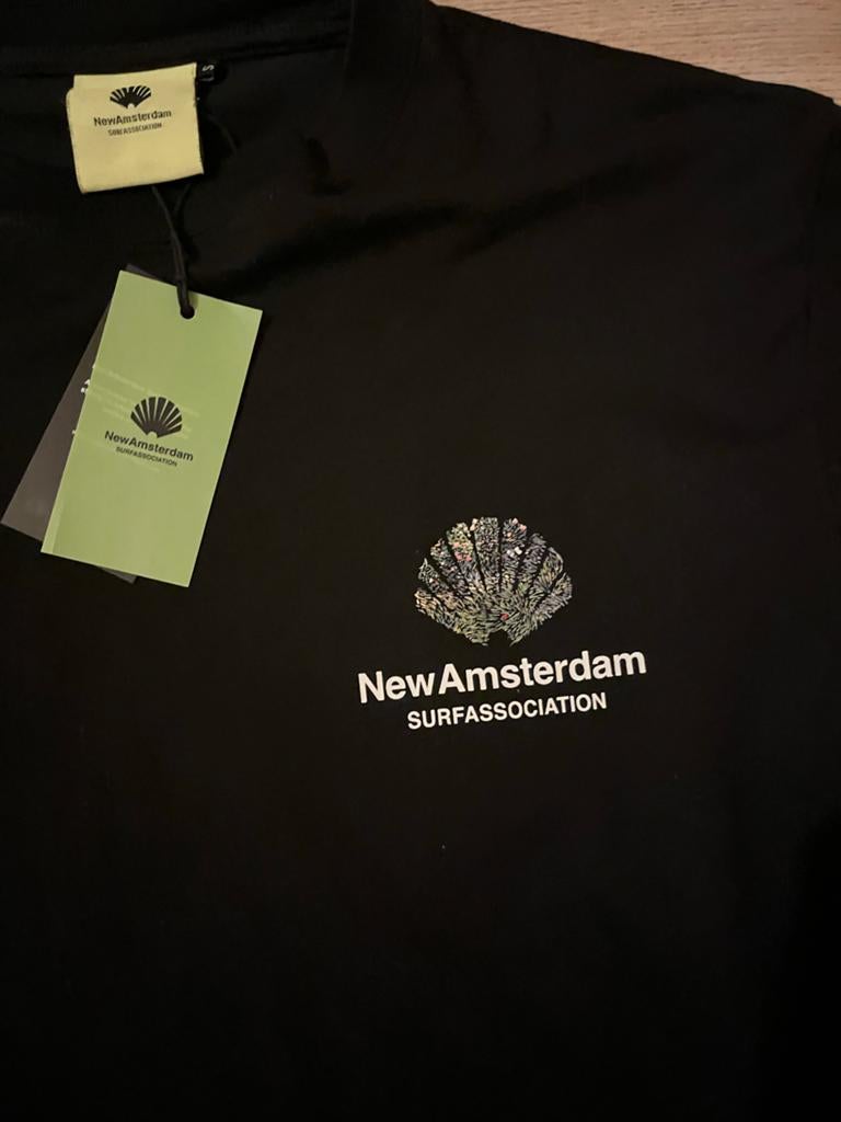 New Amsterdam Surf Association T-shirt - Nieuw met kaartje, Ophalen of Verzenden, Nieuw, Maat 46 (S) of kleiner, Zwart