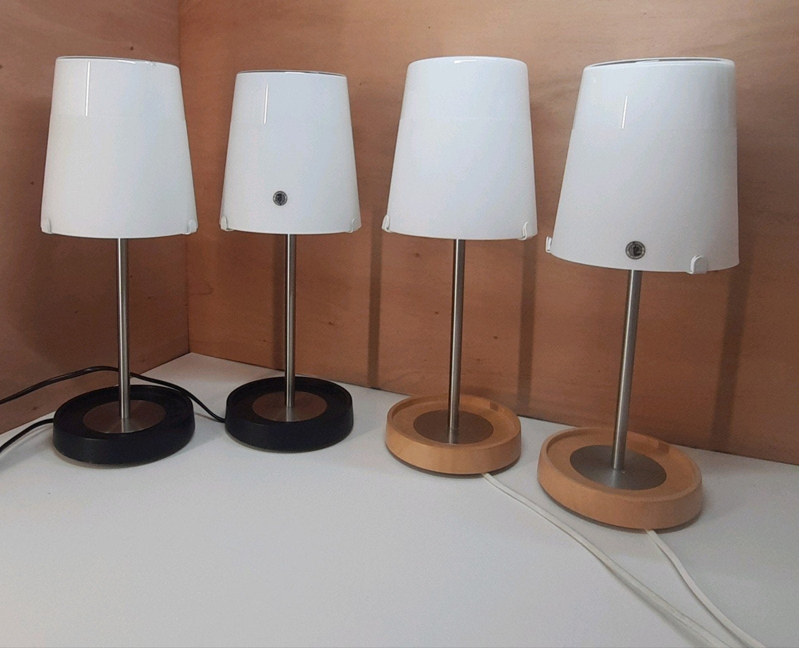 Ikea tafellampen type basisk 7 stuks, lees de beschrijving, Ophalen of Verzenden, Zo goed als nieuw, Glas, Minder dan 50 cm