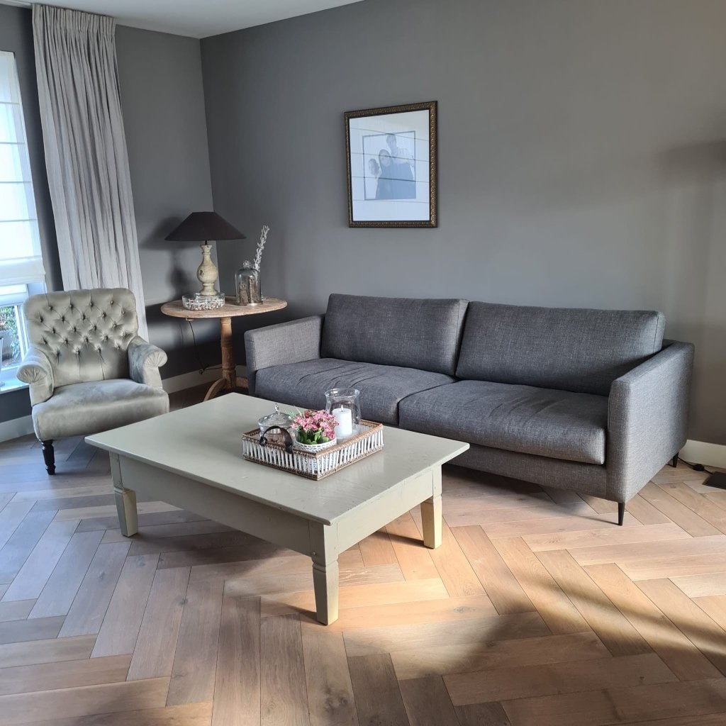 Bank, Huis en Inrichting, Banken | Bankstellen, Ophalen, 75 tot 100 cm, Rechte bank, 200 tot 250 cm