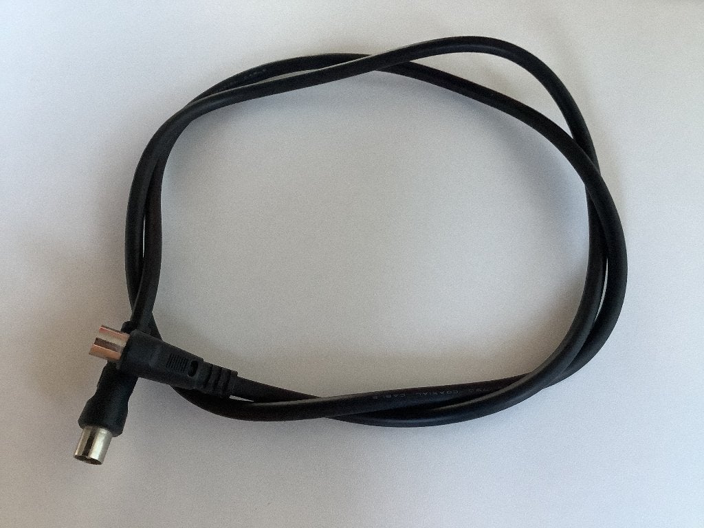 COAX kabel 1m, Audio, Tv en Foto, Audiokabels en Televisiekabels, Ophalen of Verzenden, Zo goed als nieuw, Minder dan 2 meter