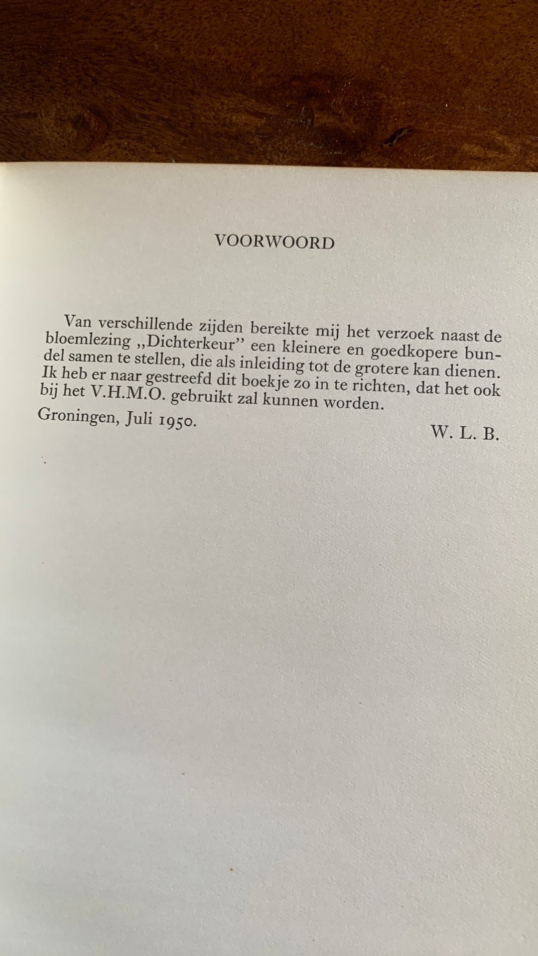 Kleine Dichterkeur - Dr. W.L. Brandsma (1950), Ophalen of Verzenden, Gelezen, Eén auteur