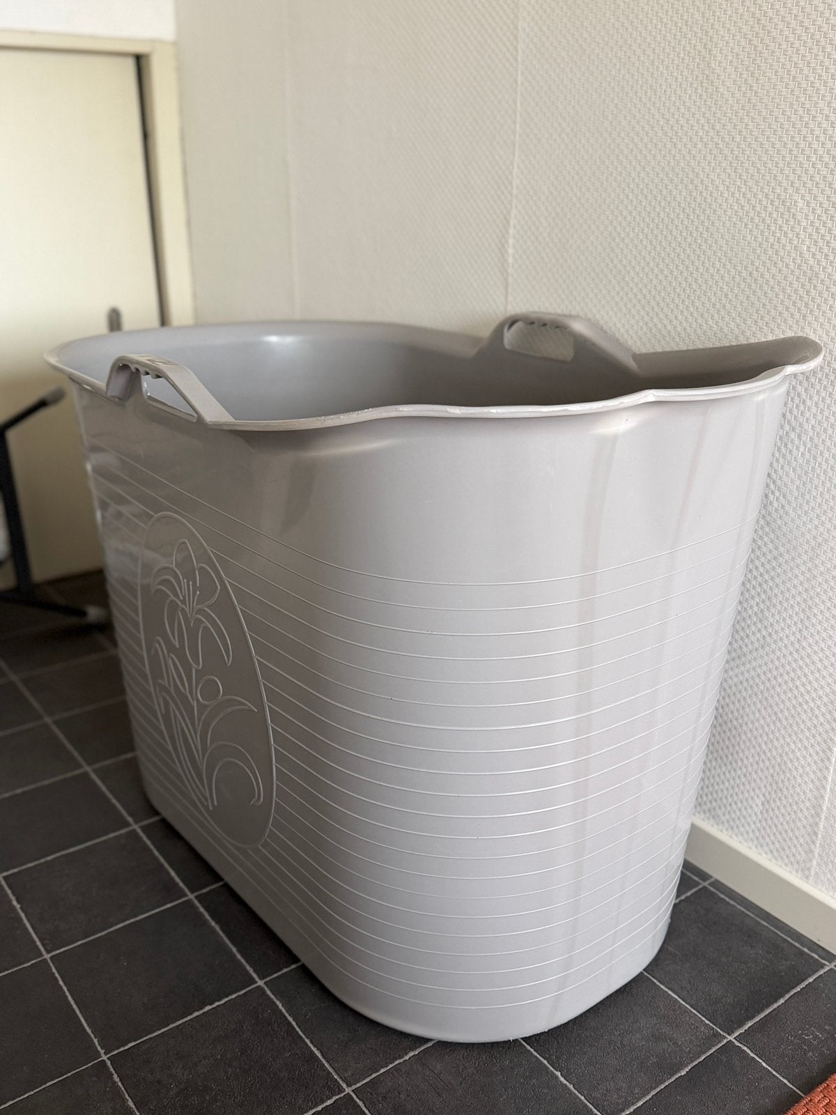 Plastic bad, Ophalen of Verzenden, Gebruikt, Met douche