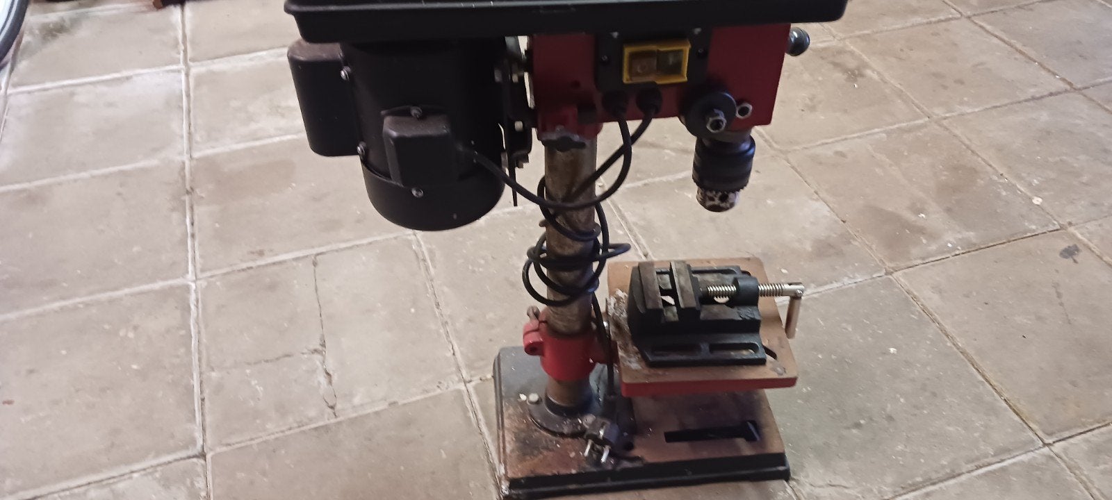 Mooie TopCraft Kolomboormachine TSB 416 -, Doe-het-zelf en Verbouw, Ophalen of Verzenden, Gebruikt, 400 tot 600 watt, Kolomboormachine