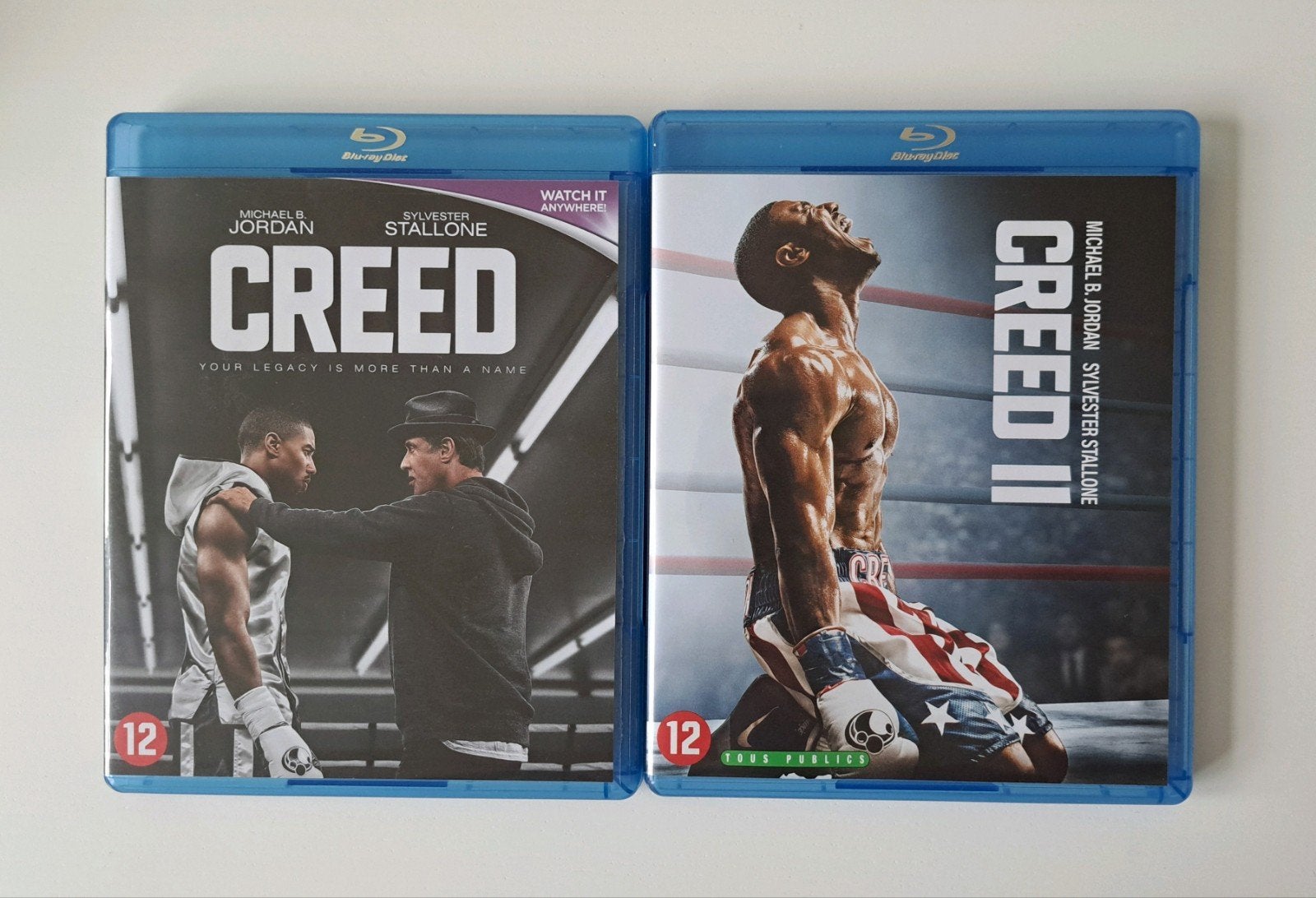 Creed 1 & 2 Blu-ray set, Nederlands, Film, Actie, Ophalen of Verzenden