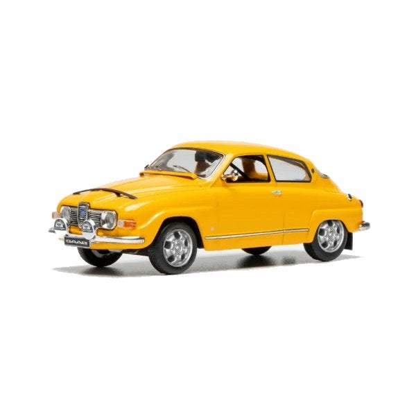Saab 96 V4 1971 Oranje Schaal 1/43 Ixo Models, Overige merken, Ixo Models, Auto, Ixo Models