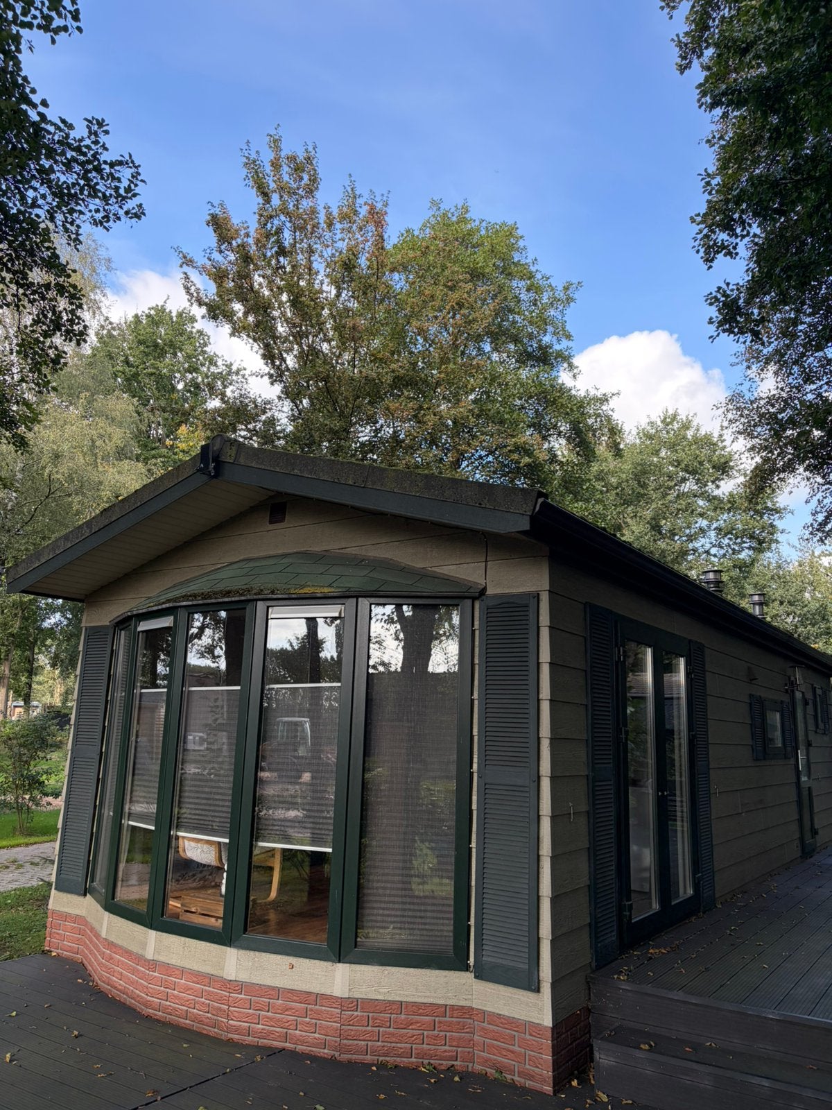 Chalet 4x10 meter, Caravans en Kamperen, Tot en met 2