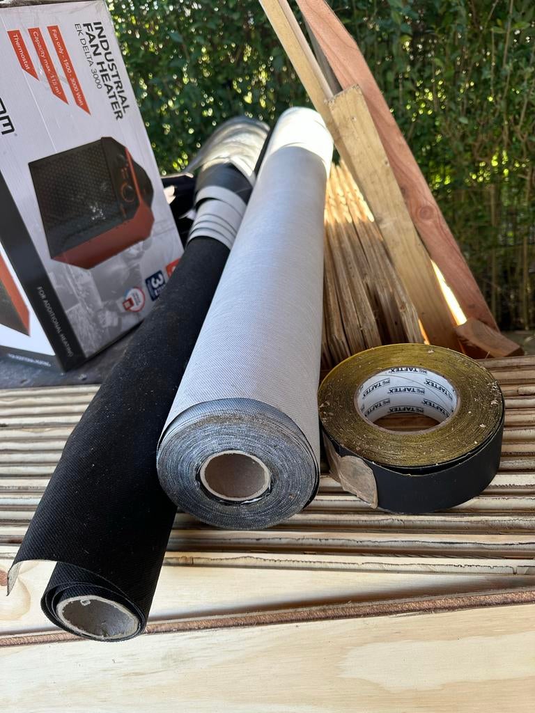 Taftex Damp-open folie - Bouw- Waterdicht & Ademend, Overige materialen, Nieuw, 15 m² of meer, Muurisolatie