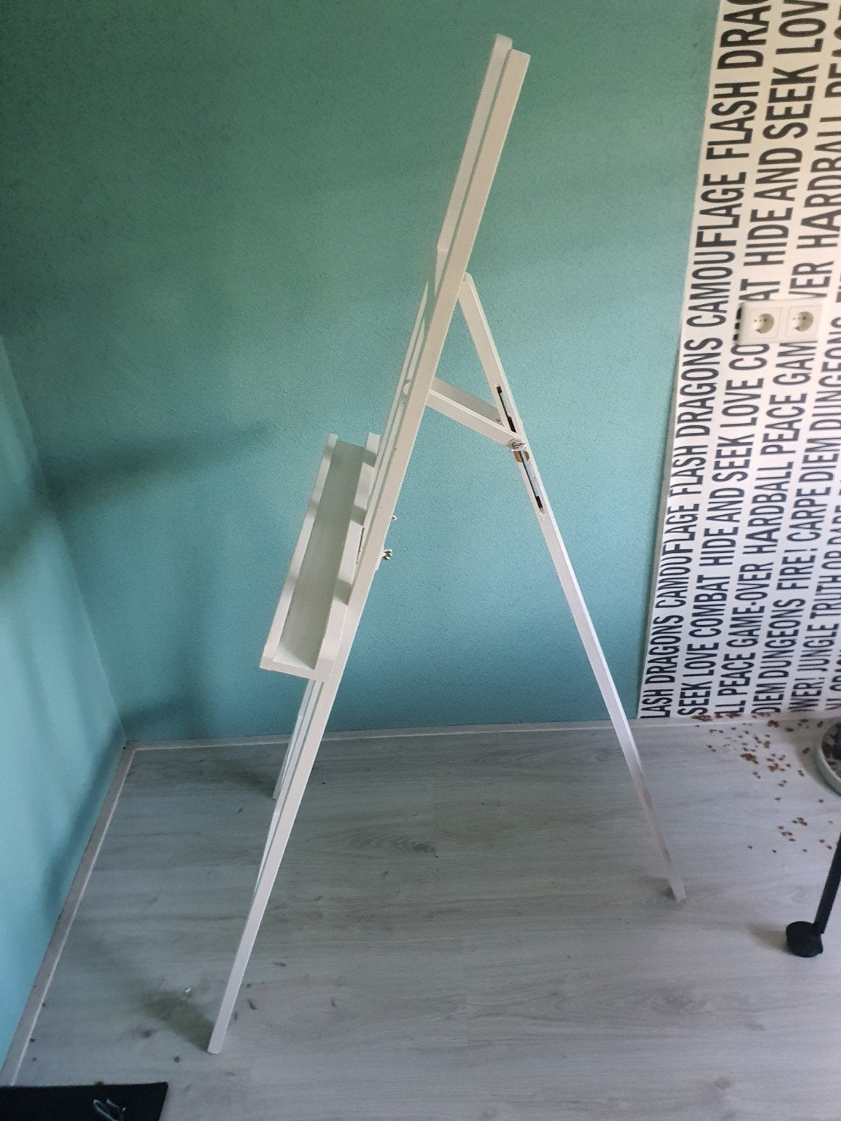 Middelgrote witte schildersezel, Ophalen, Gebruikt, Ezel
