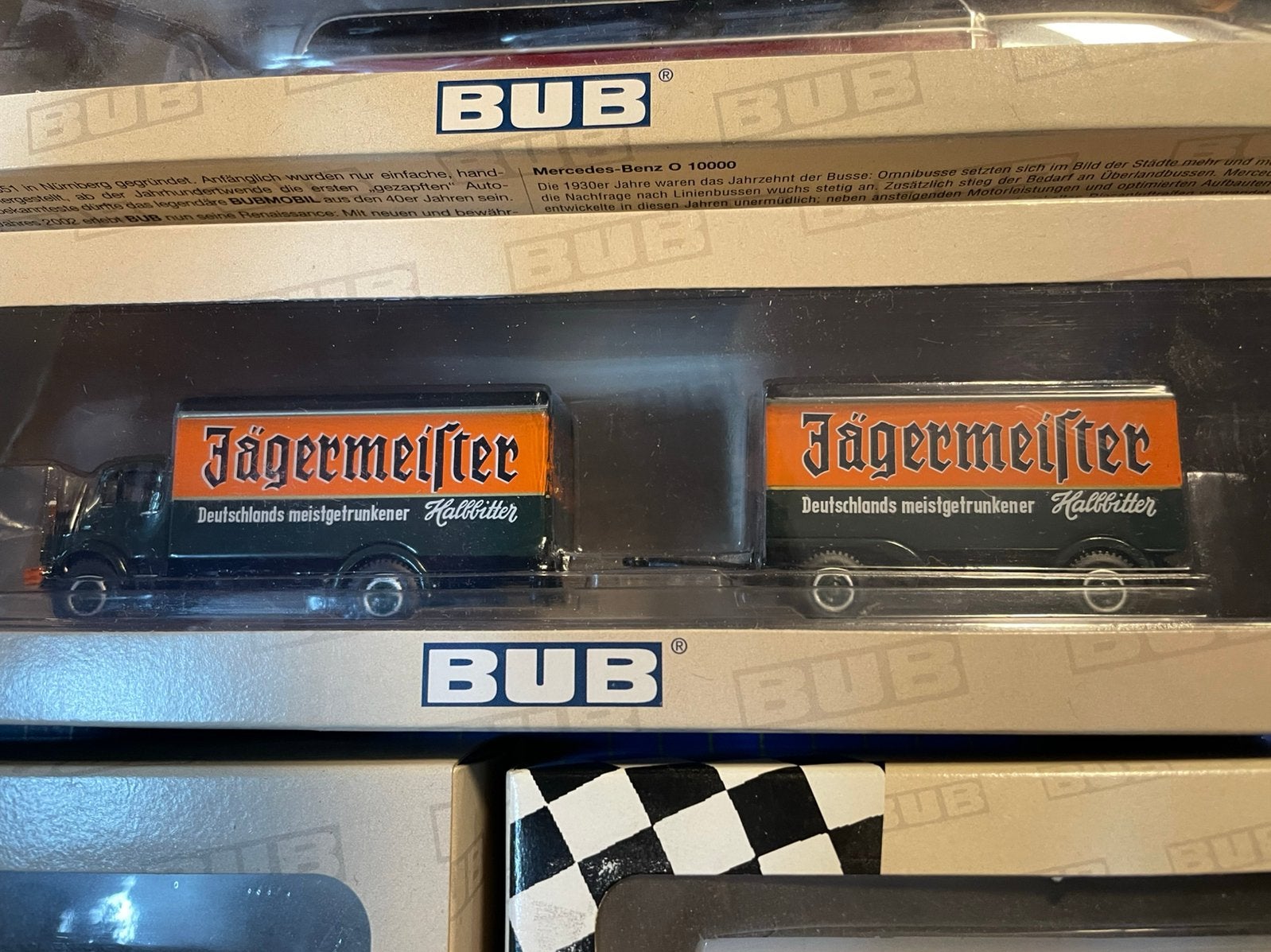 BUB 07700 Jagermeister Mercedes Benz Faller HO 1:87 Nieuw, Overige merken, Verzenden, Gelijkstroom of Wisselstroom, Overige typen