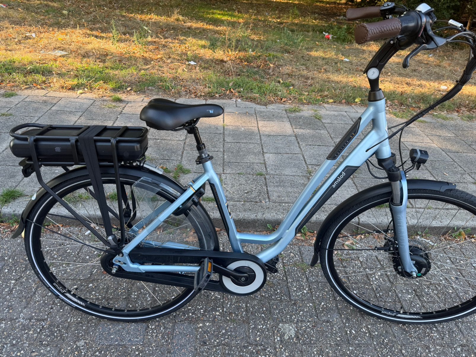 Amslod Elektrische Fiets,28inch,Frame 49/55 cm, Nieuw staat, 51 tot 55 cm, Ophalen, Zo goed als nieuw, Overige merken