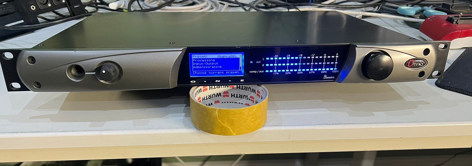 Telos omnia one audio processor, Ophalen of Verzenden, Gebruikt