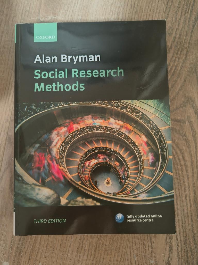Social Research methods, Boeken, Studieboeken en Cursussen, Ophalen of Verzenden, Alpha, Gelezen, WO