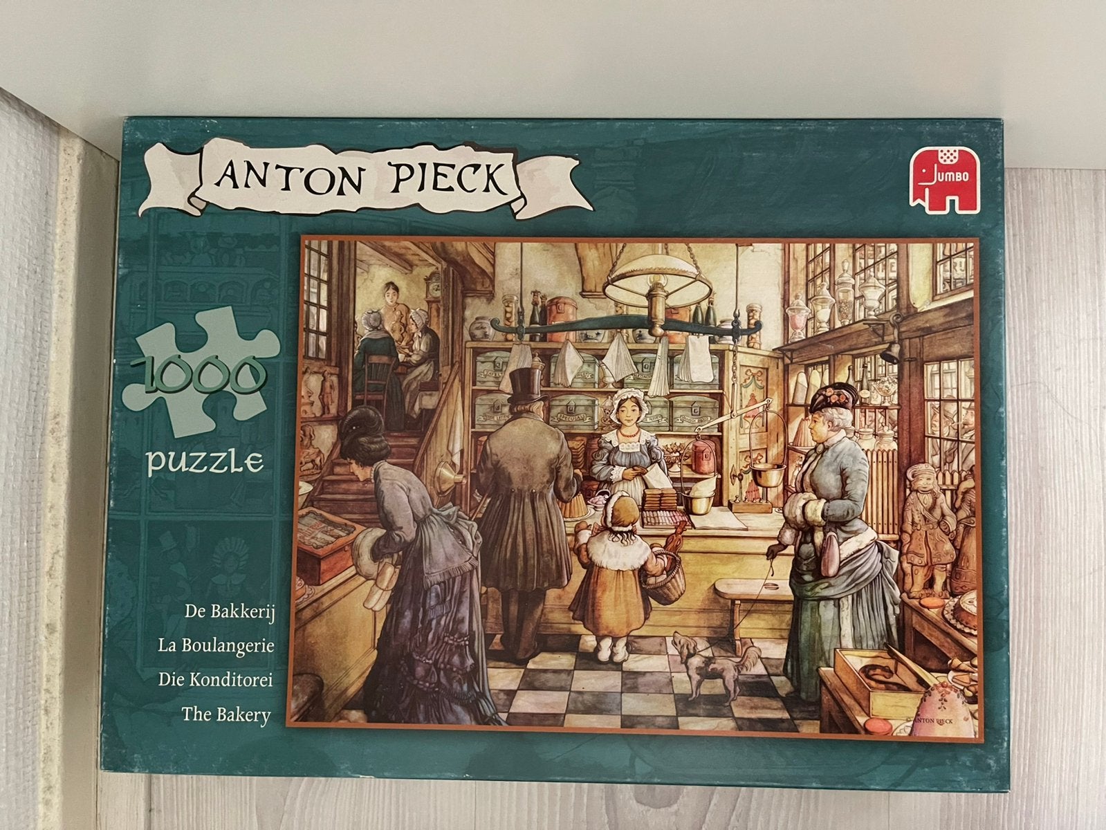Jumbo puzzel 1000 stukjes  Anton Pieck De Bakkerij, Ophalen of Verzenden, 500 t/m 1500 stukjes, Zo goed als nieuw, Legpuzzel