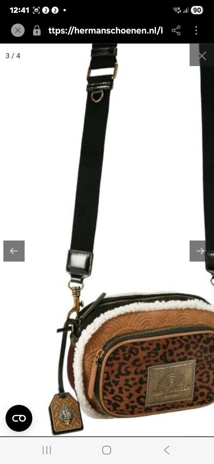 Kurt geiger southbank camera pocket  tas nieuw, Ophalen of Verzenden, Nieuw, Beige, Schoudertasje