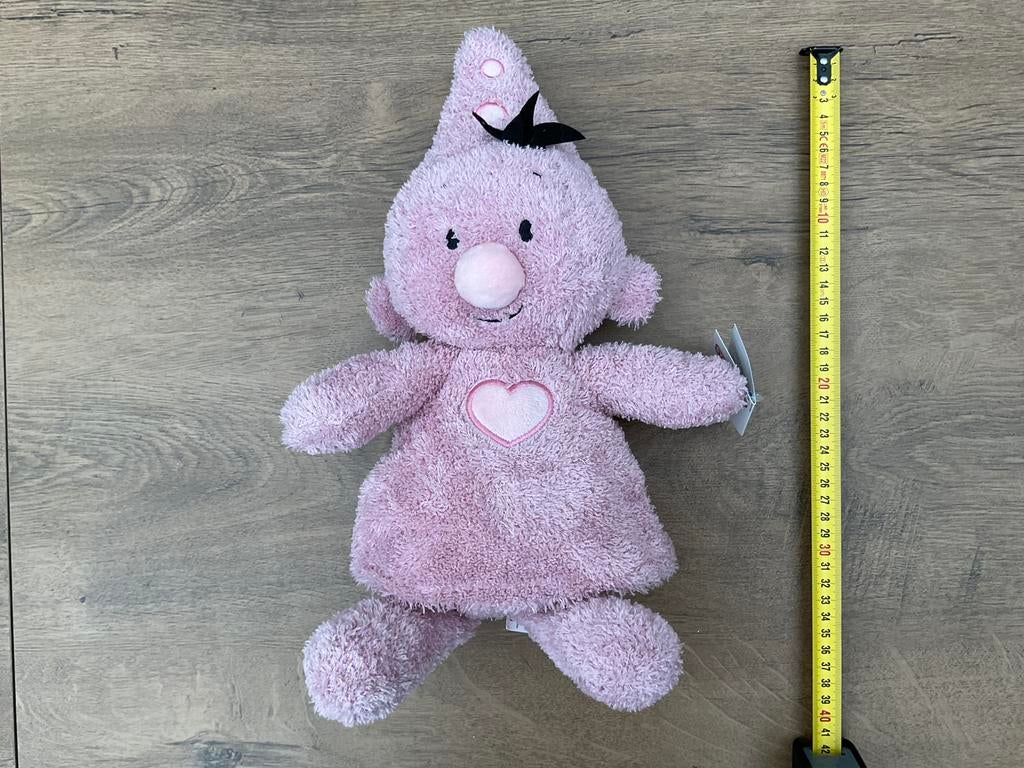 Nieuwe roze teddy BUMBA KNUFFEL ca 35cm, Verzamelen, Ophalen, Overige figuren, Nieuw, Beeldje of Figuurtje