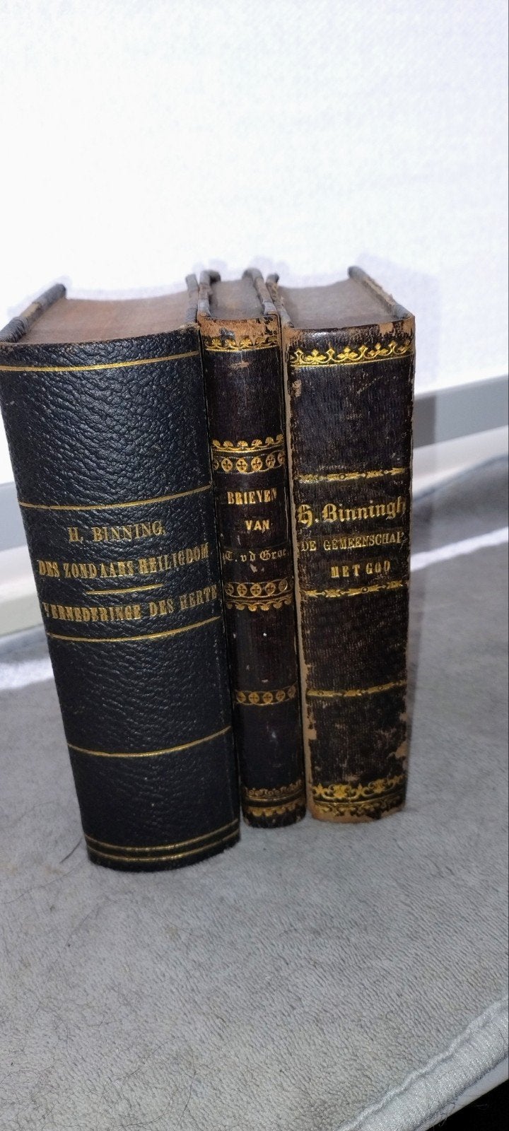 3 Antieke Boeken: Hugo Binning, Theodorus vd Groe Brieven, Ophalen of Verzenden, Hugo Binning, Theodorus van der Groe