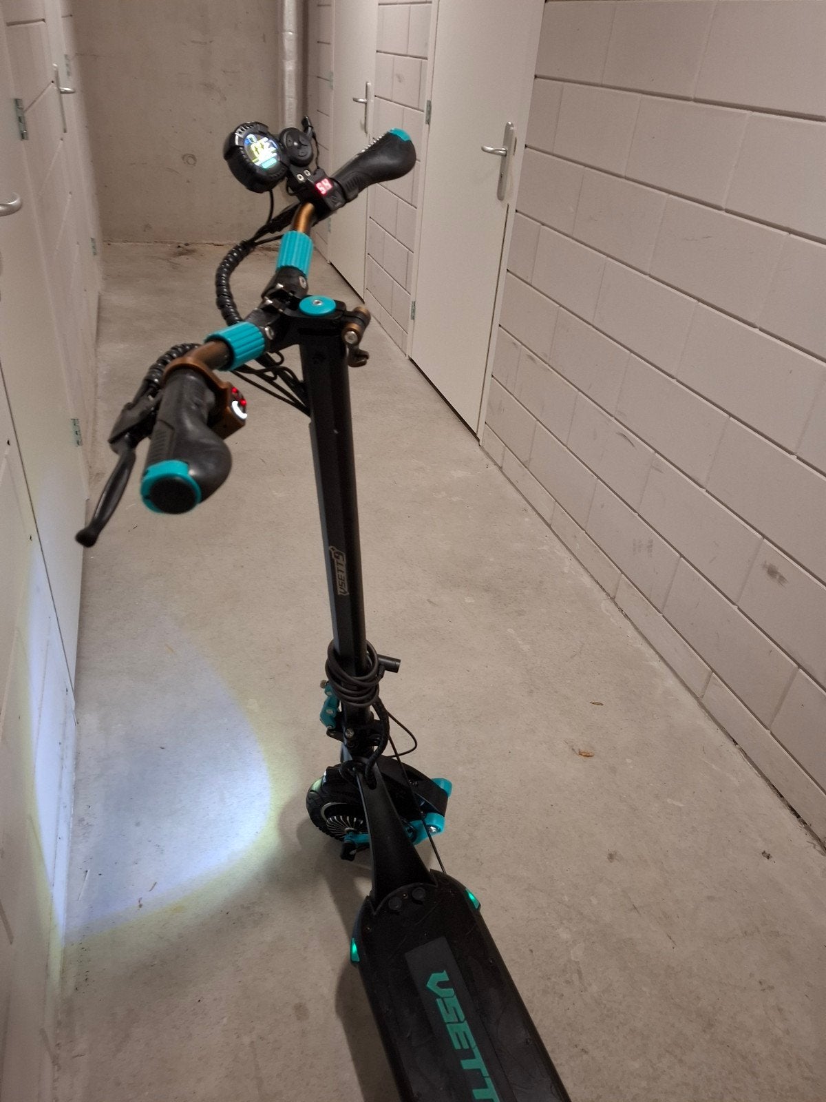 elektrische step vsett9+, Fietsen en Brommers, Ophalen of Verzenden, Zo goed als nieuw, Elektrische step (E-scooter), Vsett9+