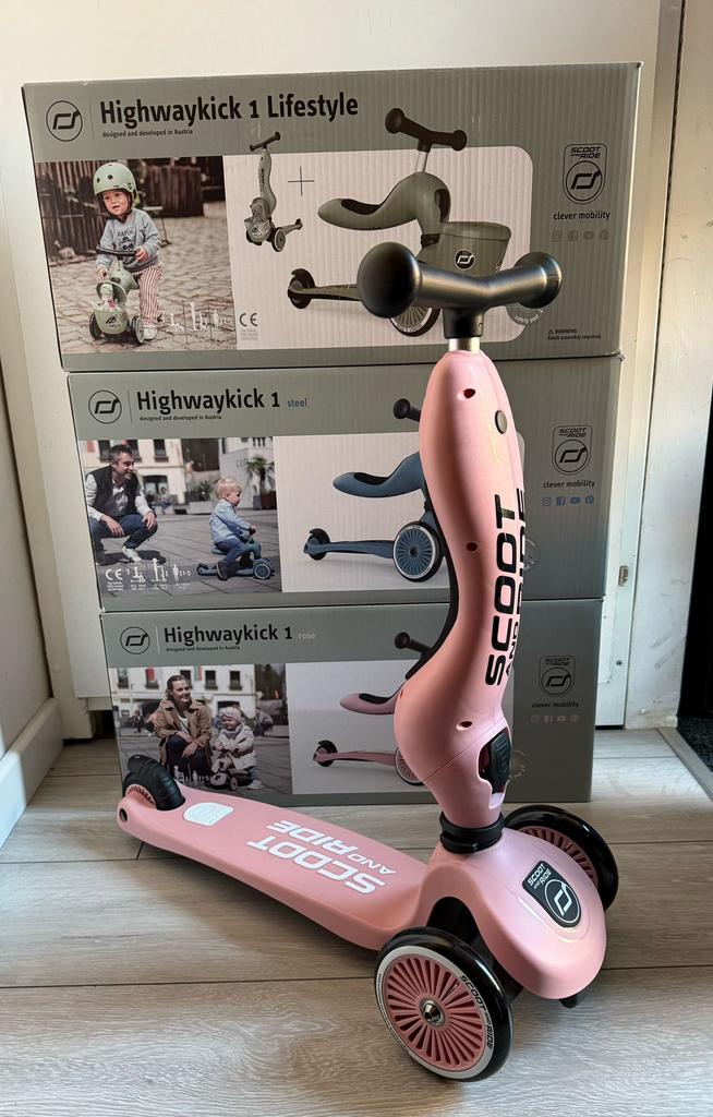 Scoot & ride highwaykick step, nieuw !GRATIS VERZENDING!, Ophalen, Nieuw, Loopfiets