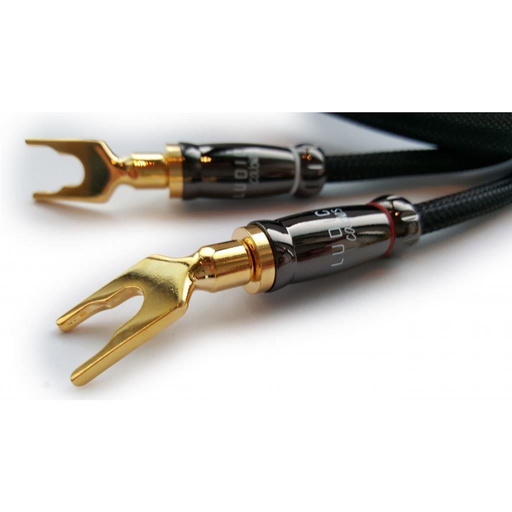 Ludic Hera luidsprekerkabel set [2pcs] length 2 mtr, Audio, Tv en Foto, Audiokabels en Televisiekabels, Nieuw, Luidsprekerkabel