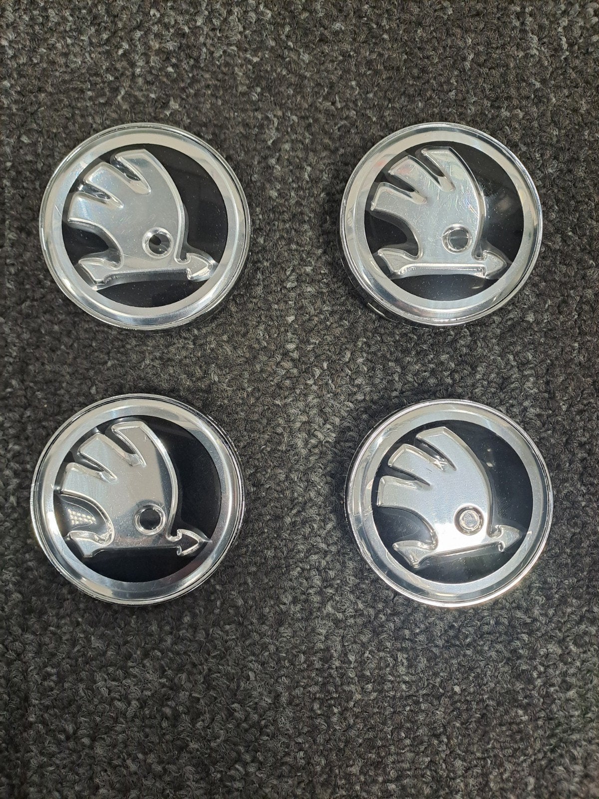 Nieuwe Naafdoppen Skoda 60mm - Set van 4, Ophalen of Verzenden, Nieuw