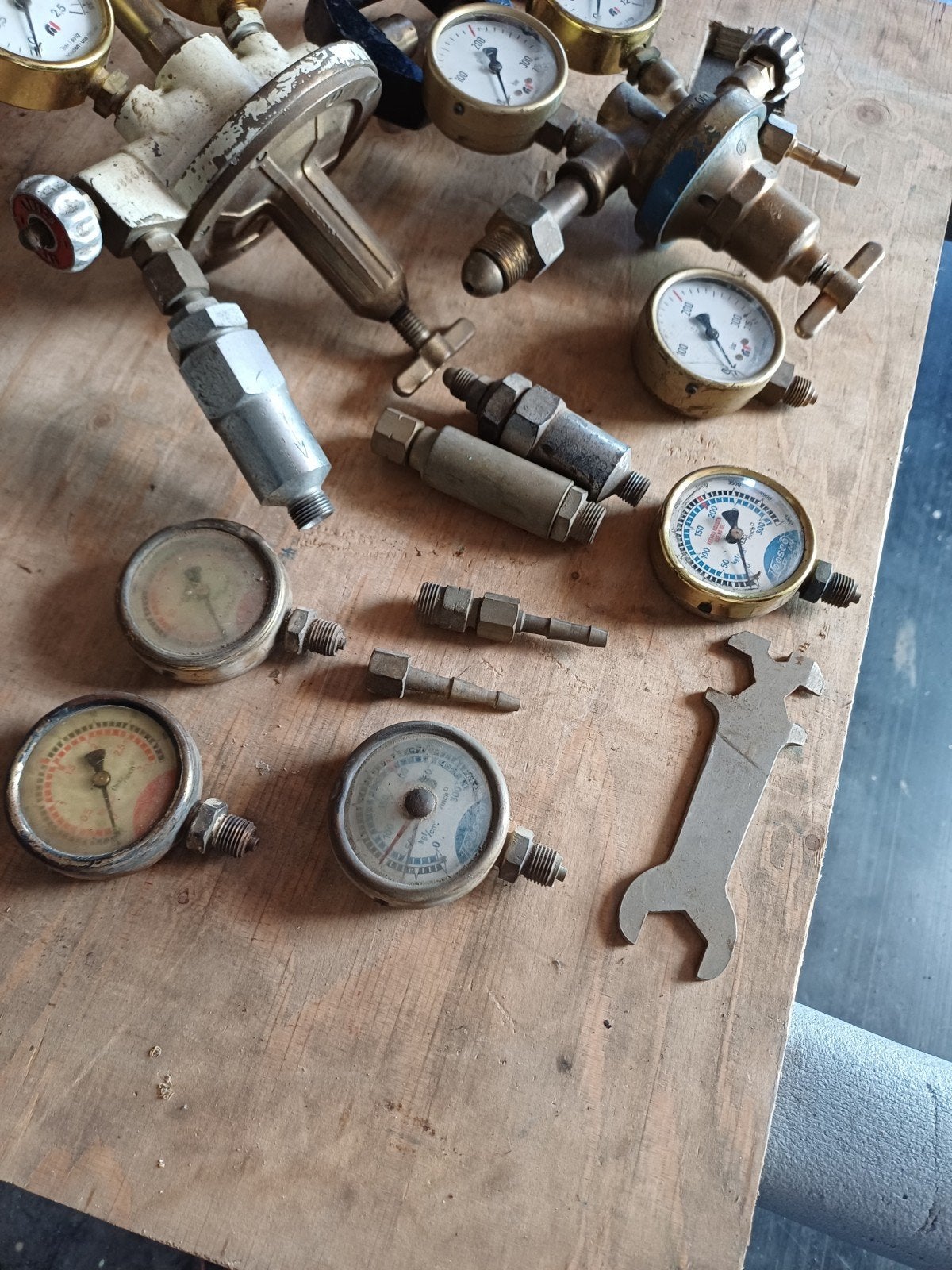 asetieleen en zuurstof meters met div exsta, Ophalen, 250 ampère of meer, Overige typen