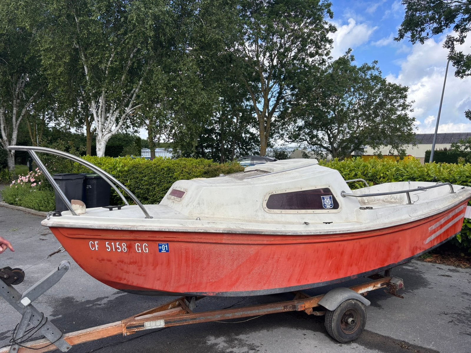 West Wight Potter 15 (moet zo snel mogelijk weg), Watersport en Boten, Ophalen, Gebruikt, Trailer