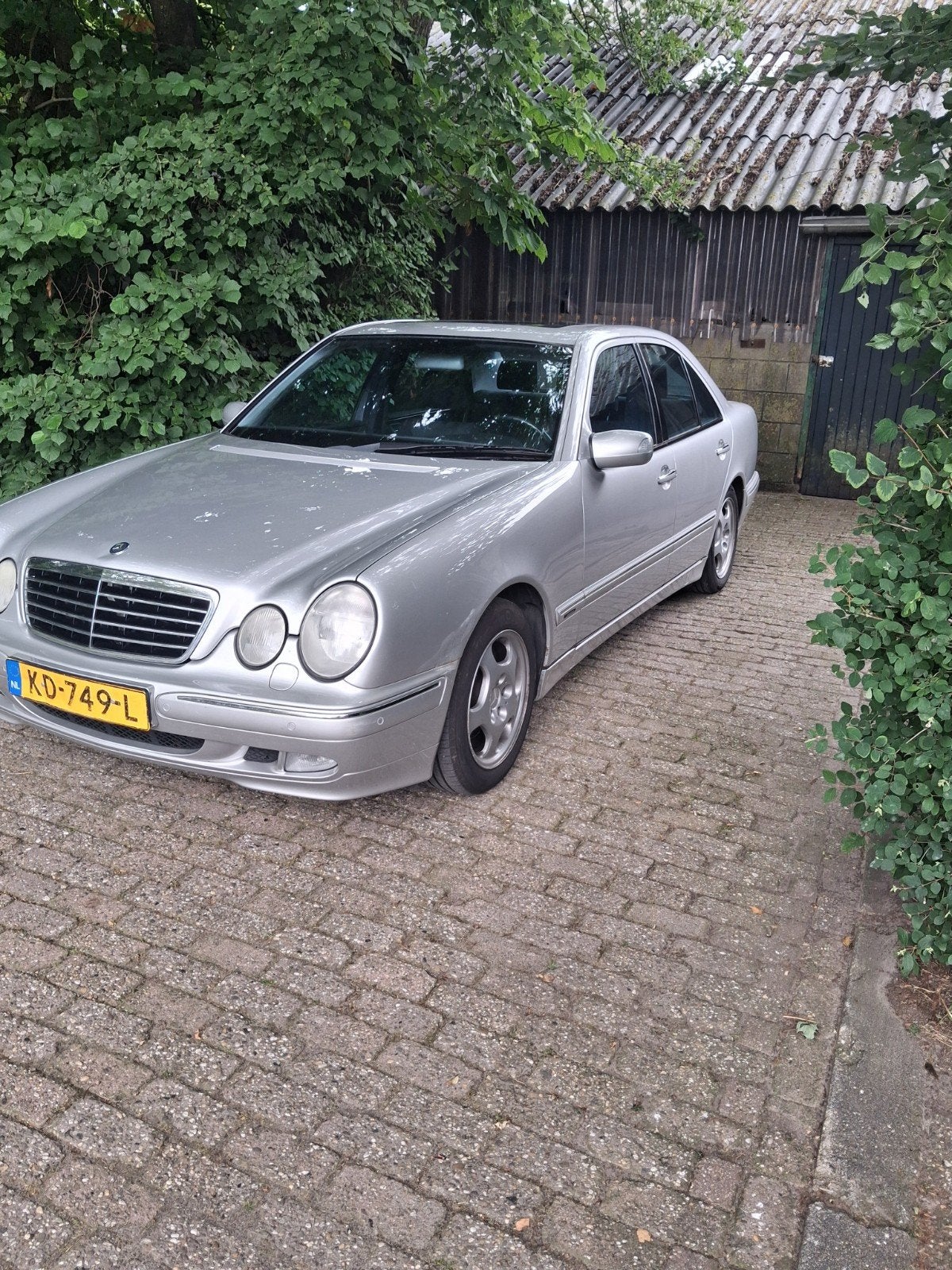 Mercedes-Benz E-Klasse 2.6 E240 W210 Sedan AUT 2001 Grijs, Auto's, Mercedes-Benz, Particulier, E-Klasse, ABS, Airbags, Airconditioning