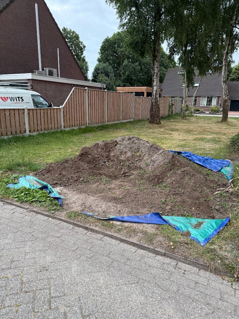 GRATIS zwarte grond, Ophalen, Tuinaarde