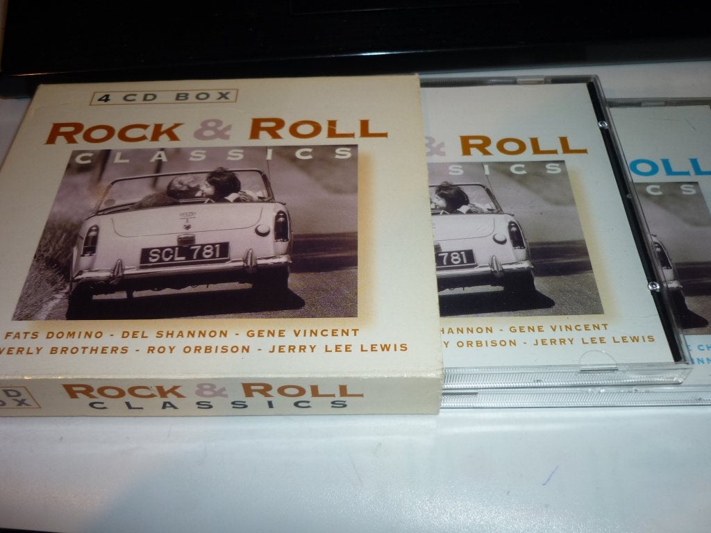 Rock & Roll classics de doos met 4 cd's, Verzenden, Zo goed als nieuw