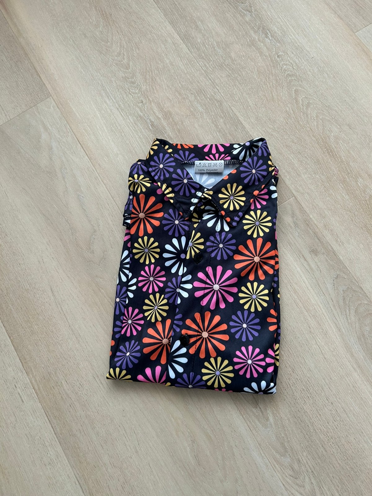 Overhemd jaren 70 look maat M, Kleding | Heren, Ophalen, Zo goed als nieuw