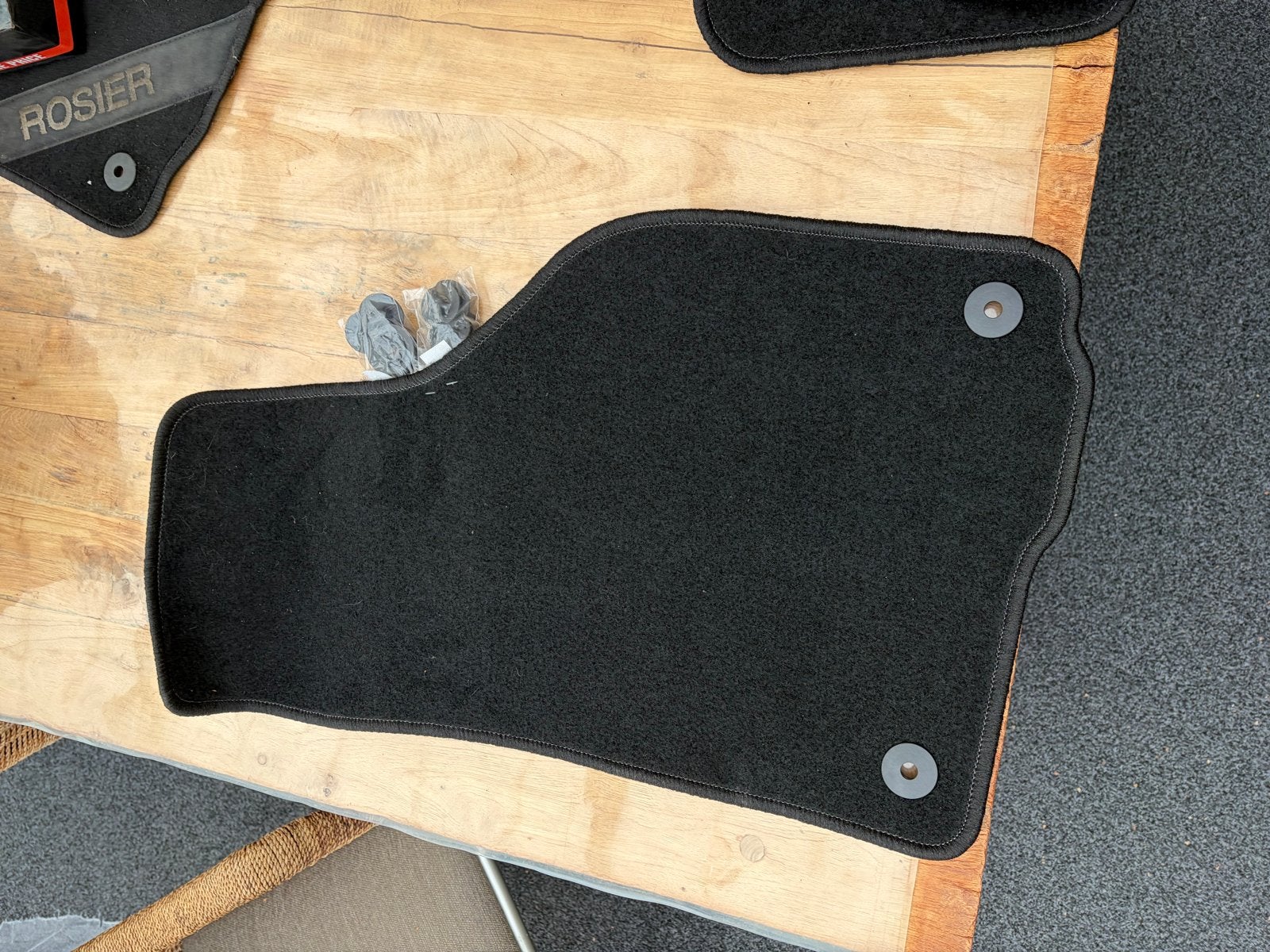 Automatten set VW Scirocco 2008 - Zwart, nieuw / Gebruikt, Auto diversen, Ophalen of Verzenden, Gebruikt