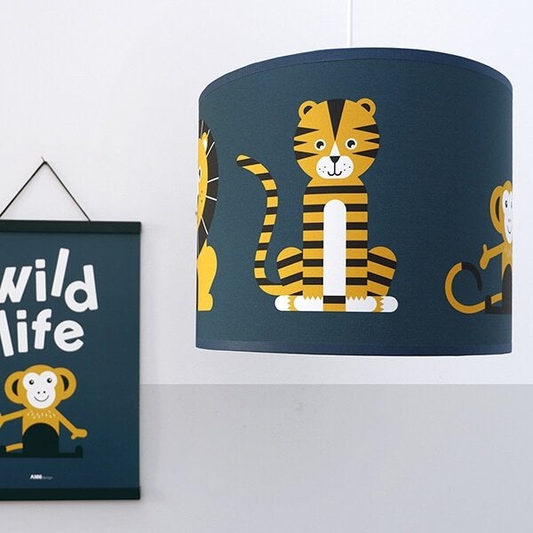 Hanglamp Kinderlamp Wild Life Donkerblauw ANNIdesign, Huis en Inrichting, Info@annidesign.nl, Nieuw, Ophalen of Verzenden, Hans Andreussingel 15 2652 GA Berkel en Rodenrijs