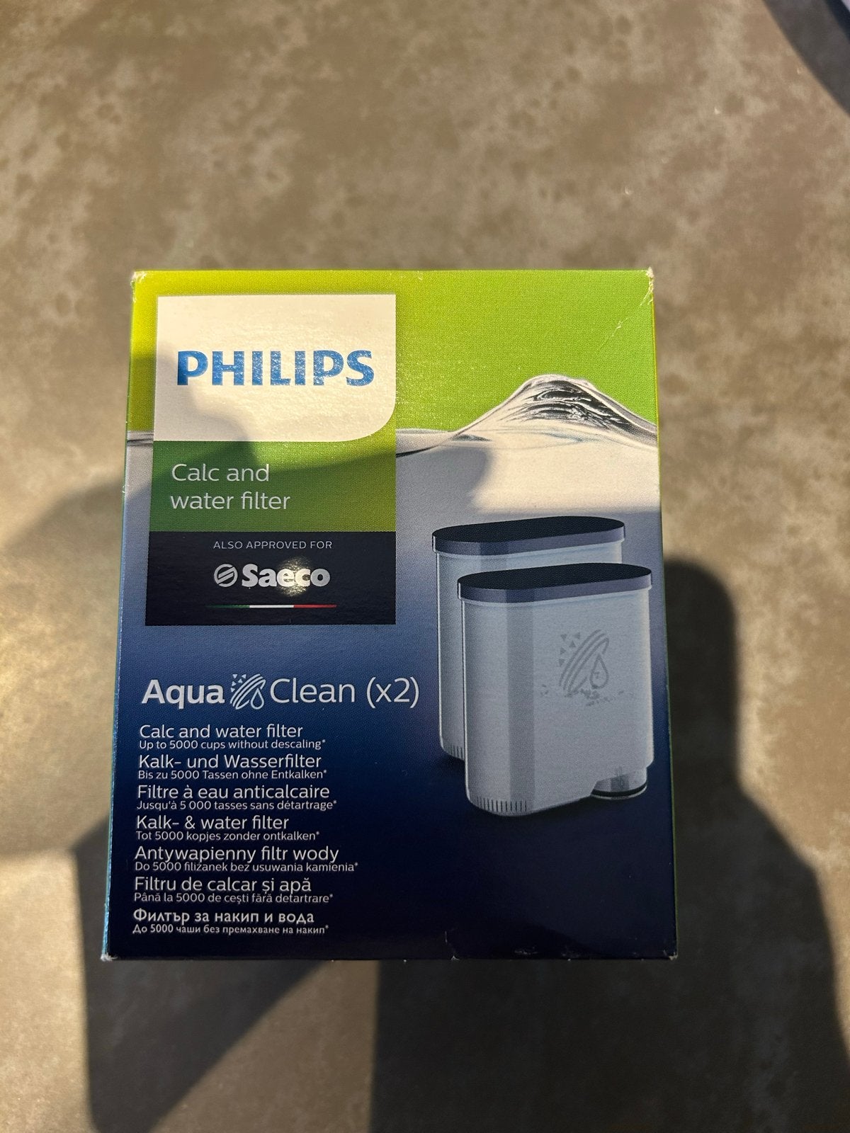 Philips Saeco AquaClean Calc en Waterfilter (2 stuks), Ophalen of Verzenden, Nieuw