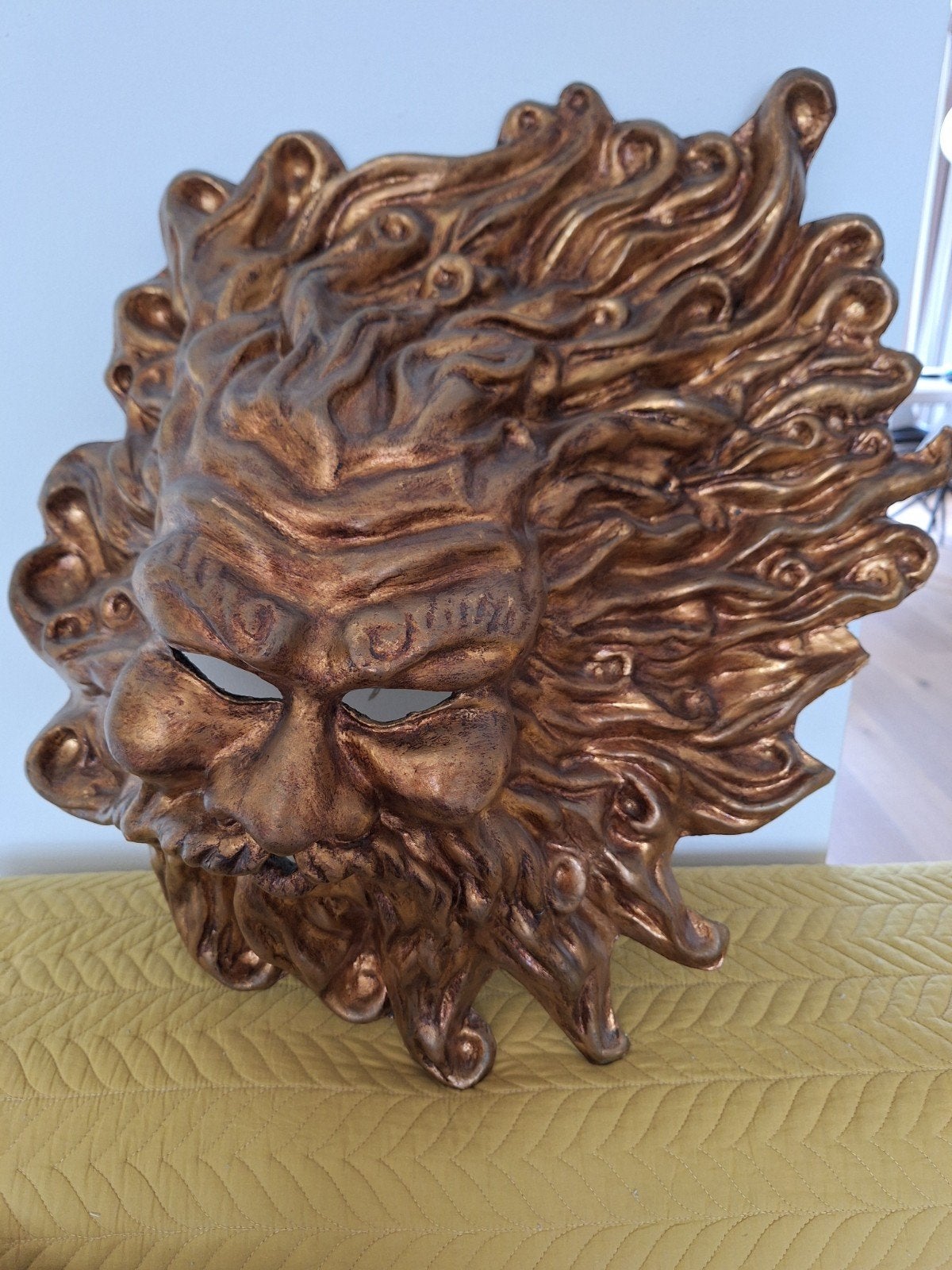Enorm Venitiaans masker God van de Wind Aeolus, Ophalen of Verzenden
