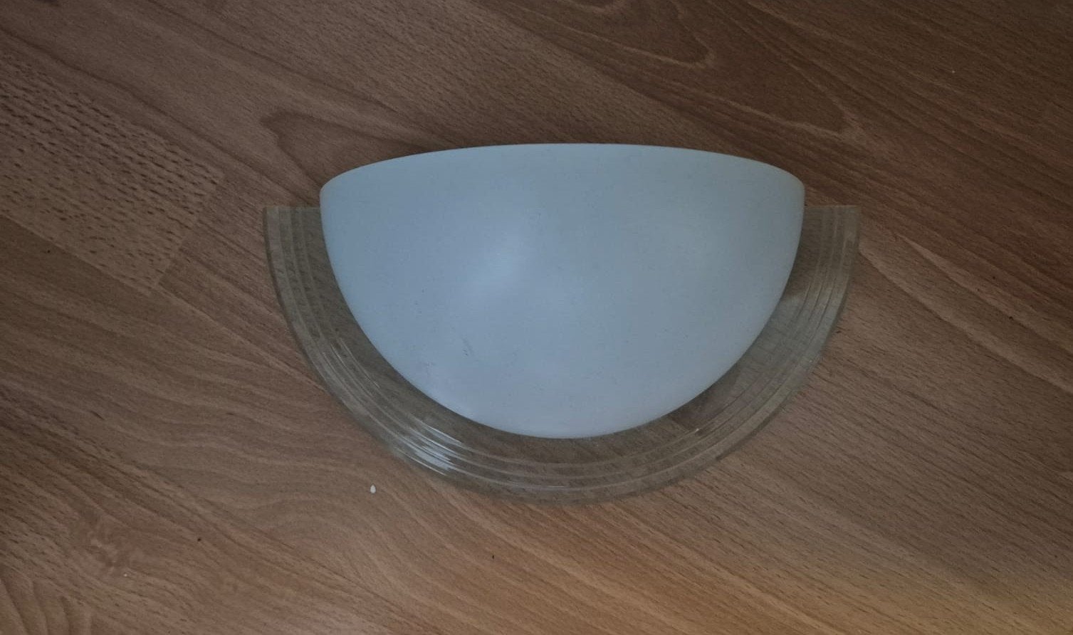 Wandlamp van glas, Ophalen of Verzenden, Zo goed als nieuw, Glas