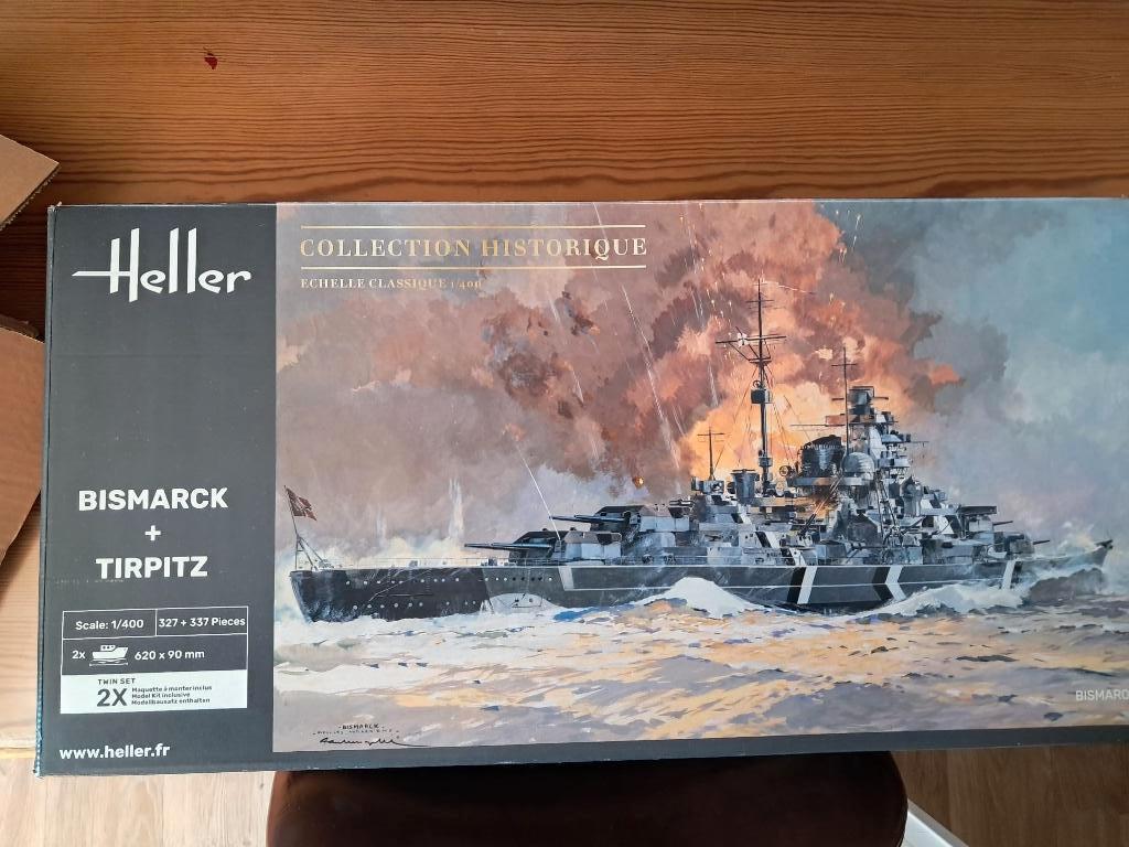 Bouwset Tirpitz, Hobby en Vrije tijd, Modelbouw | Boten en Schepen, Ophalen, Nieuw, 1:200 of kleiner, Heller