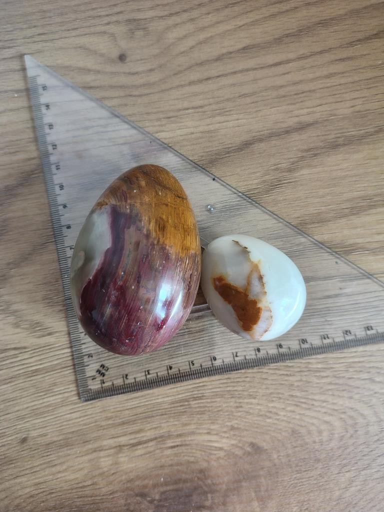 Decoratieve stenen eieren, Verzamelen, Mineralen en Fossielen, Verzenden, Mineraal