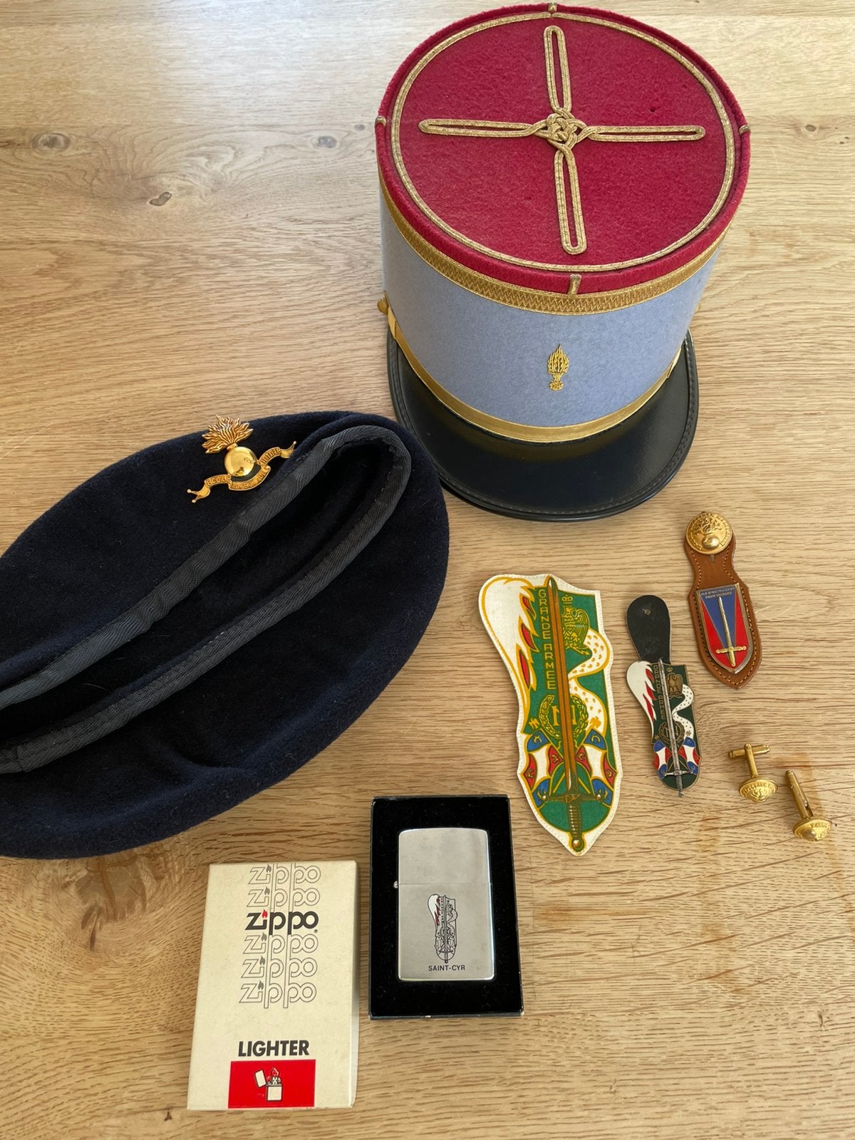 Franse Militaire Academie: École Militaire Spéciale (EMS), Ophalen of Verzenden, Landmacht, Overige gebieden, Embleem of Badge