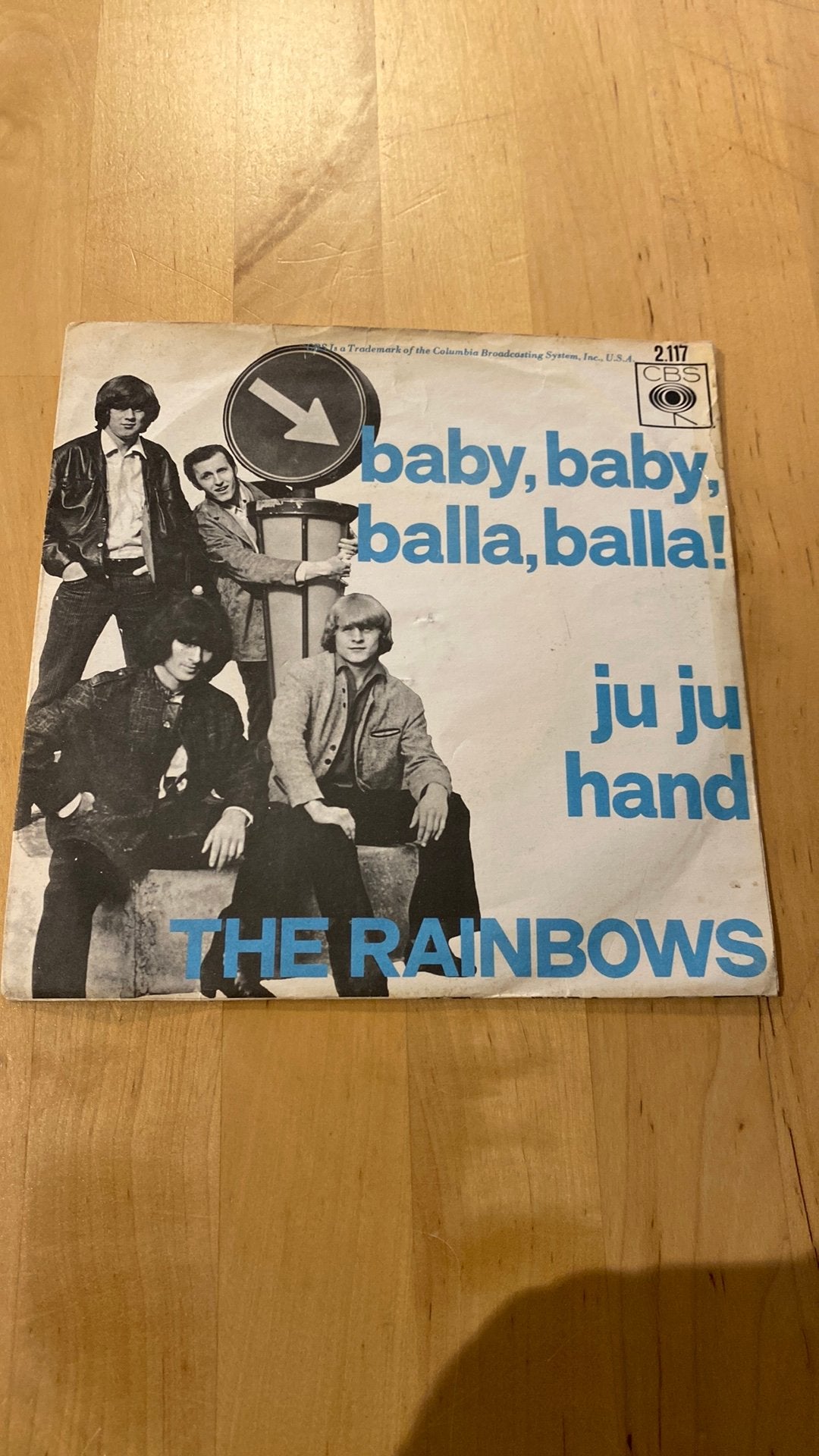 Vinyl single the Rainbows - Baby baby balla balla!, Ophalen of Verzenden, Gebruikt, Pop