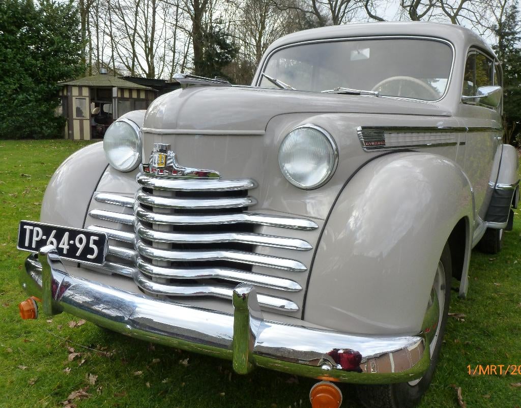 Opel Olympia 1952 Beige, Voorwielaandrijving, Stof, Beige, Bruin