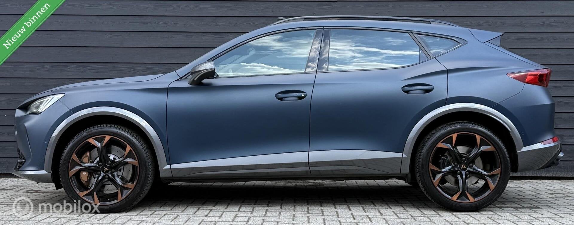 CUPRA Formentor 2.0 TSI 4DRIVE 310PK Pano.dak/MATT/Winterpac, Auto's, Cupra, Automaat, 4 cilinders, Blauw, Leder