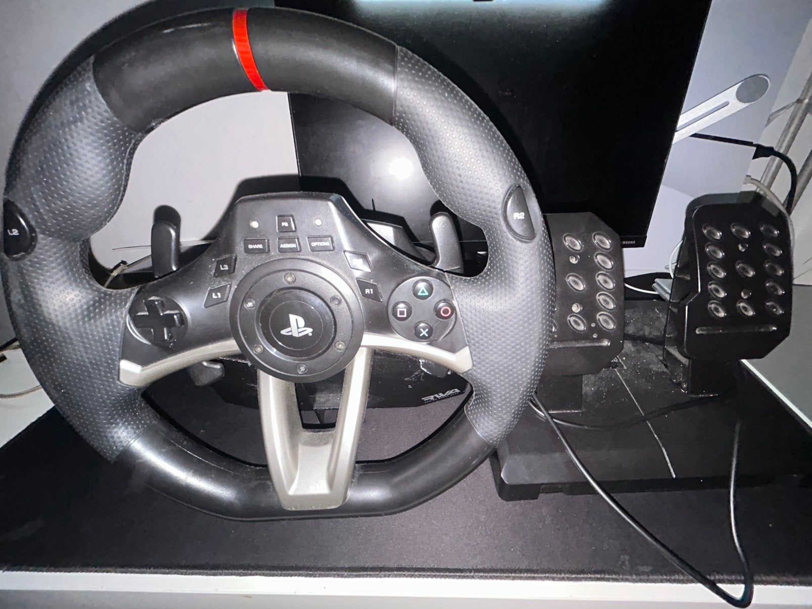 Gaming stuur ps4/5, Ophalen of Verzenden, Zo goed als nieuw, PlayStation 1
