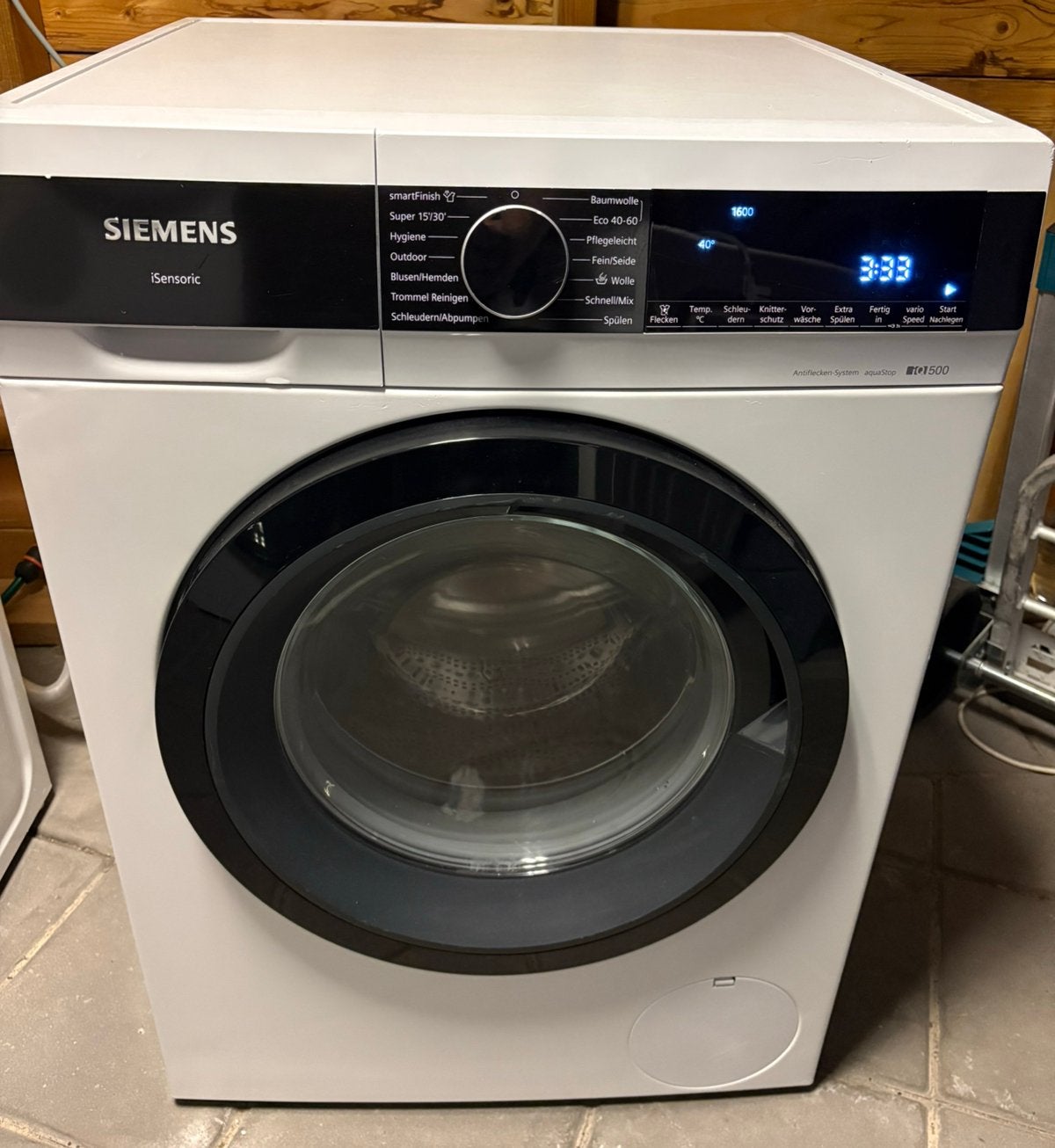 10KG SIEMENS IQ500 wasmachine 1 jaar oud nieuwstaat