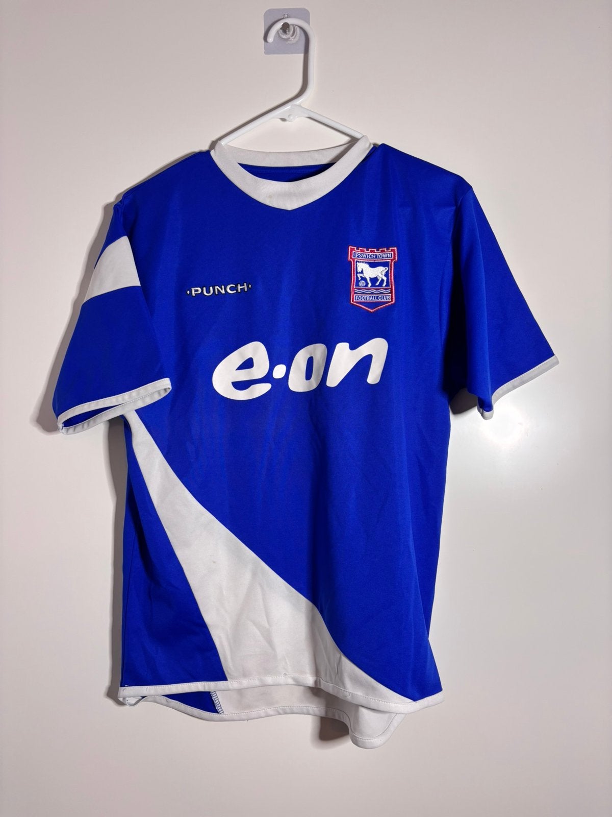 Ipswich Town Thuisshirt Voetbalshirt 2006/2007 - Maat XS, Verzenden, Zo goed als nieuw, Buitenlandse clubs, Shirt