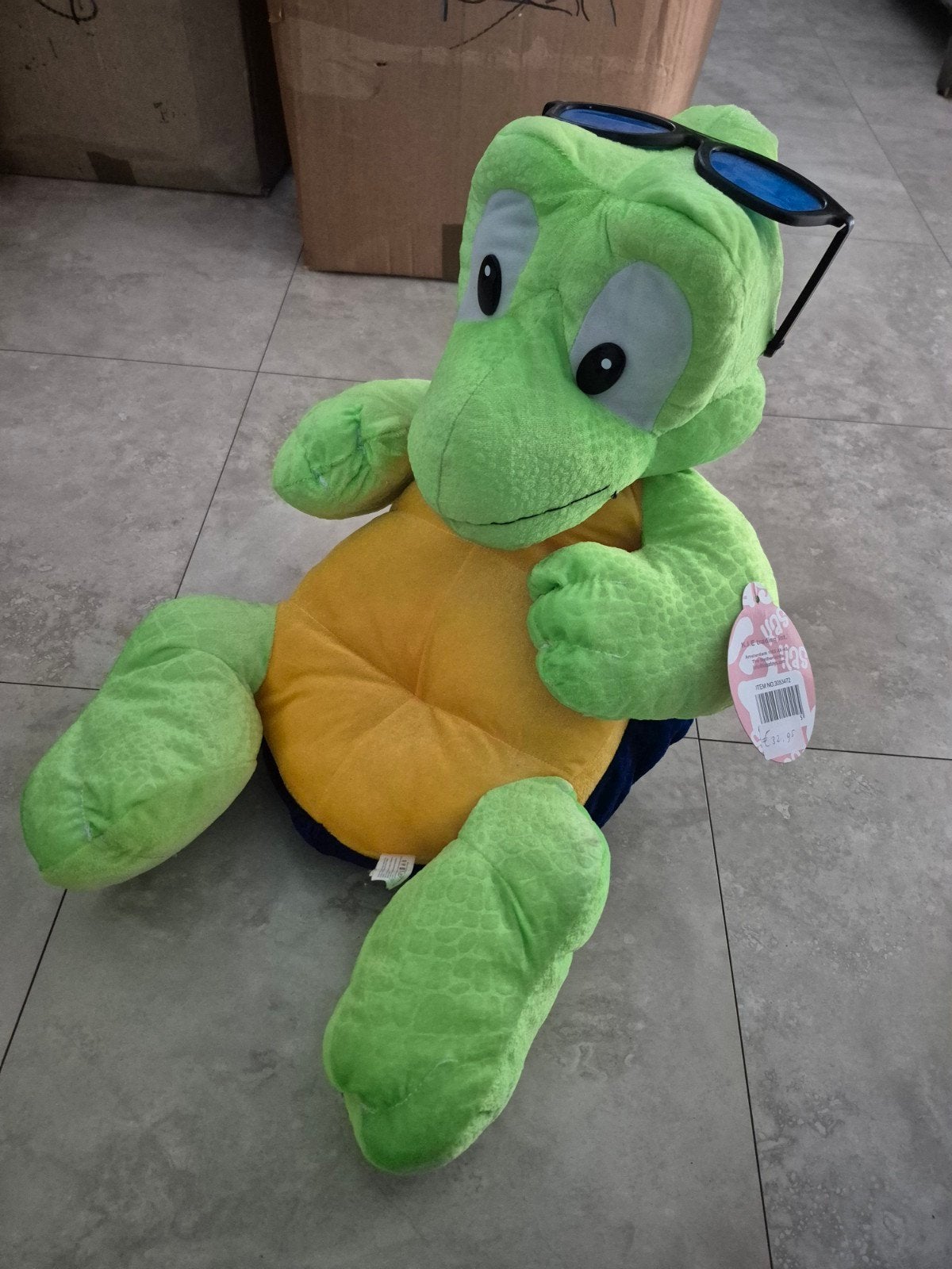 Turtle knuffel 55 cm NIEUW, Ophalen of Verzenden, Nieuw, Overige typen