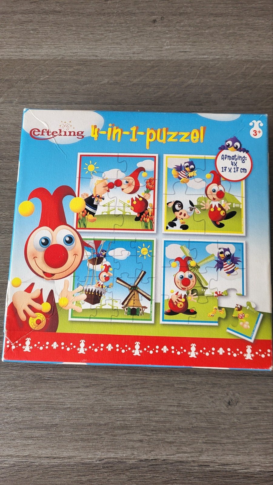 Efteling 4-in-1 puzzel, Ophalen, Zo goed als nieuw
