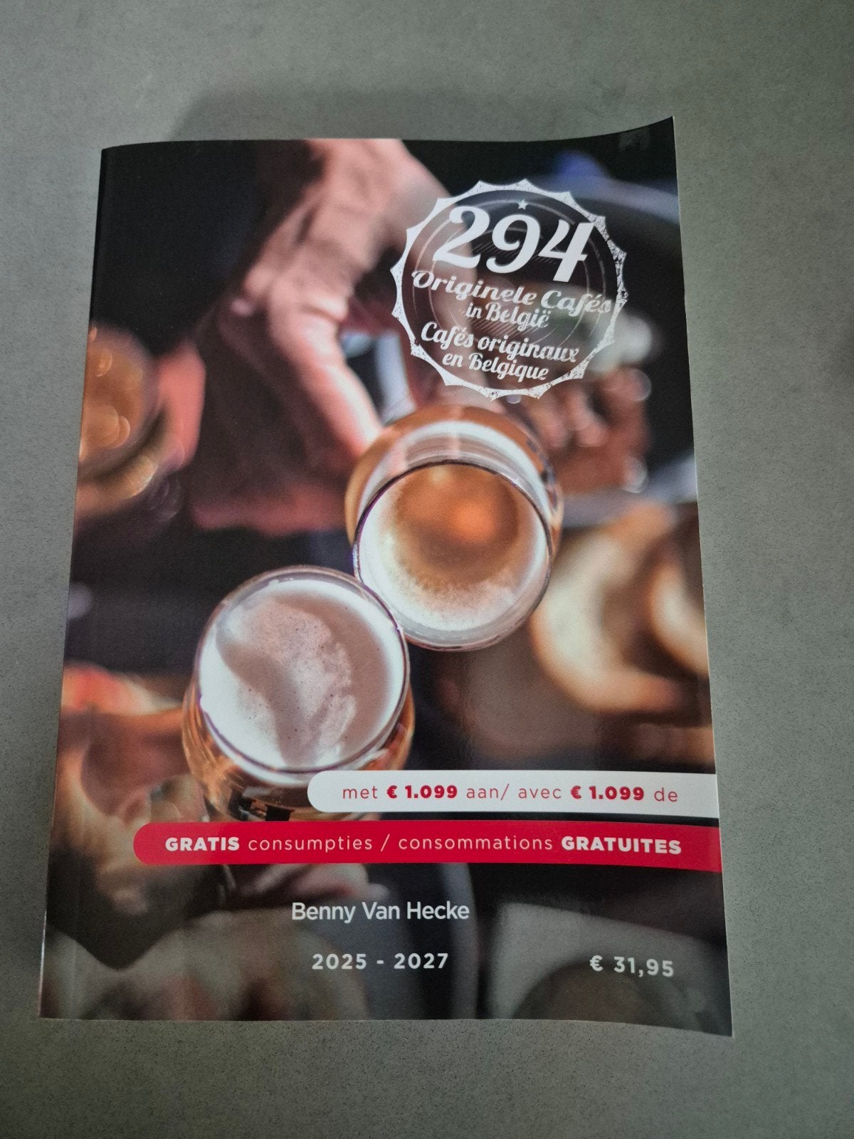 294 Originele Cafés in België 2025-2027 Benny Van Hecke, Ophalen of Verzenden, Nieuw, Benny Van Hecke, België